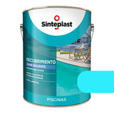 Sinteplast Piscinas Caucho Base Solvente Celeste x4lts