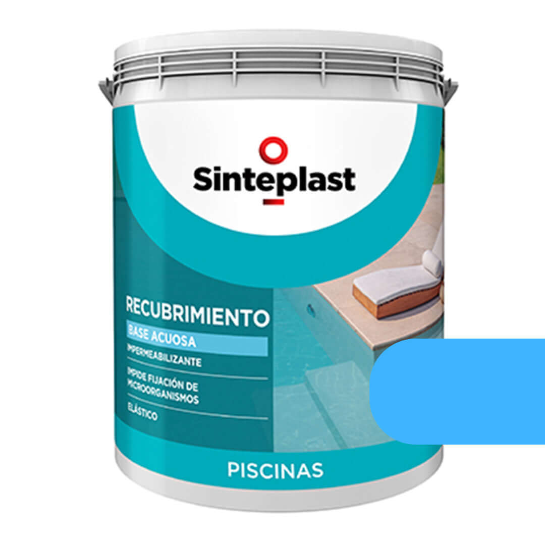 Sinteplast Piscinas Acrilica Base Acuosa Azul Profundo x4lts