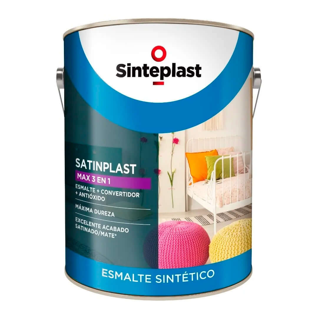 Sinteplast Satinplast Satinado Blanco x4lts - PINTURAS | Indugar Pinturerias