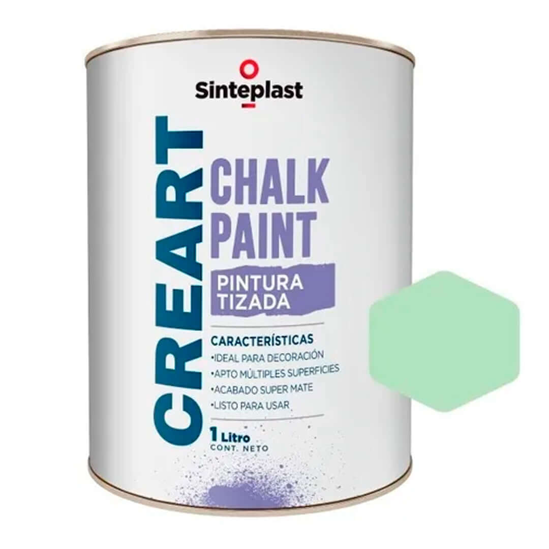 Sinteplast Chalk Paint Verde Pacifico x1 - PINTURA | Indugar Pinturerias