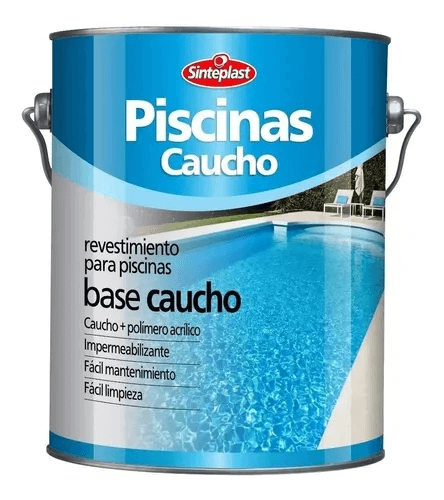 Sinteplast Piscina Caucho Base Solvente Azul Profundo x10lts