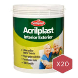 Sinteplast Acrilplast Int/Ext Rojo Borgoña x20 - PINTURA | Indugar Pinturerias