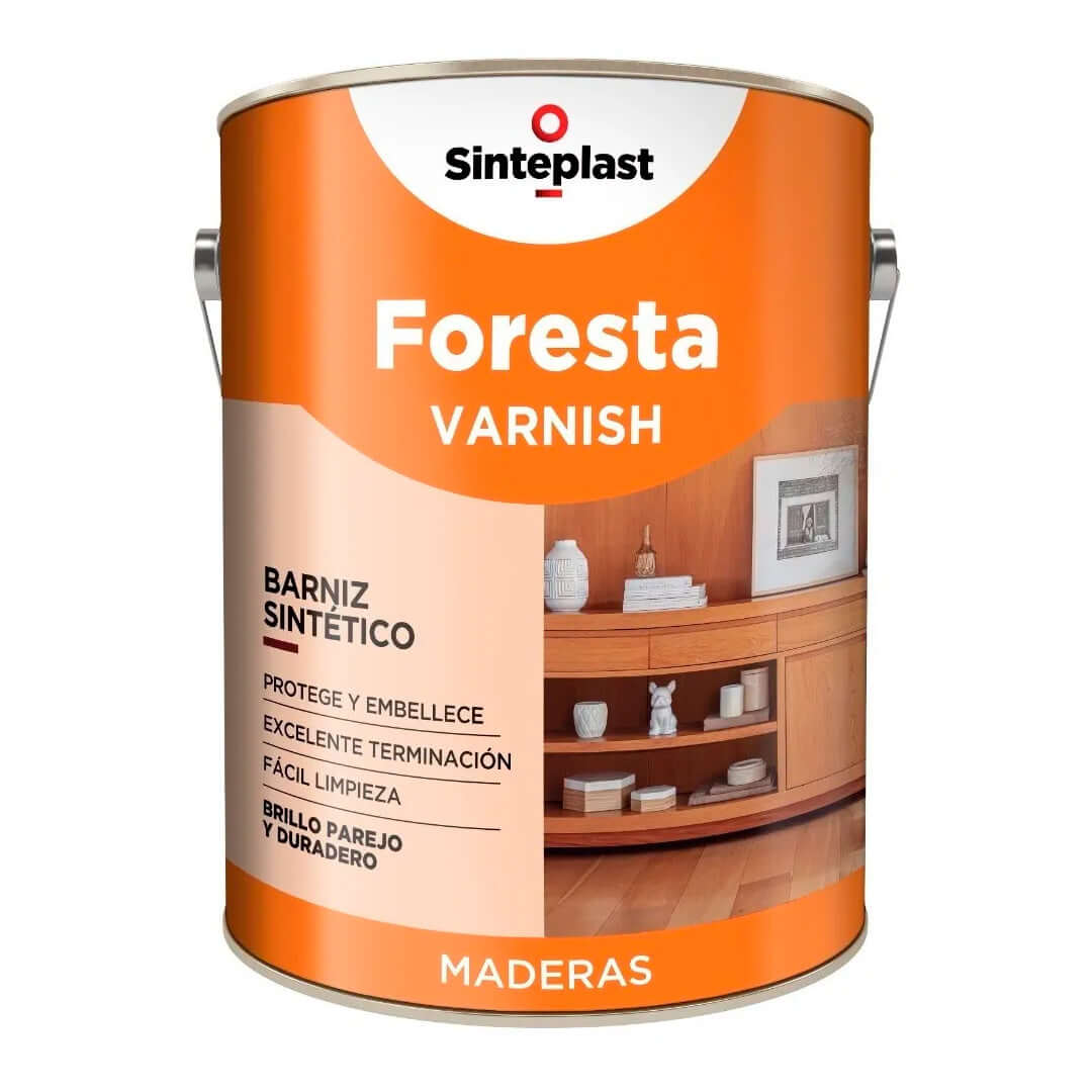 Sinteplast Foresta Varnish Satinado x4 - PINTURA | Indugar Pinturerias