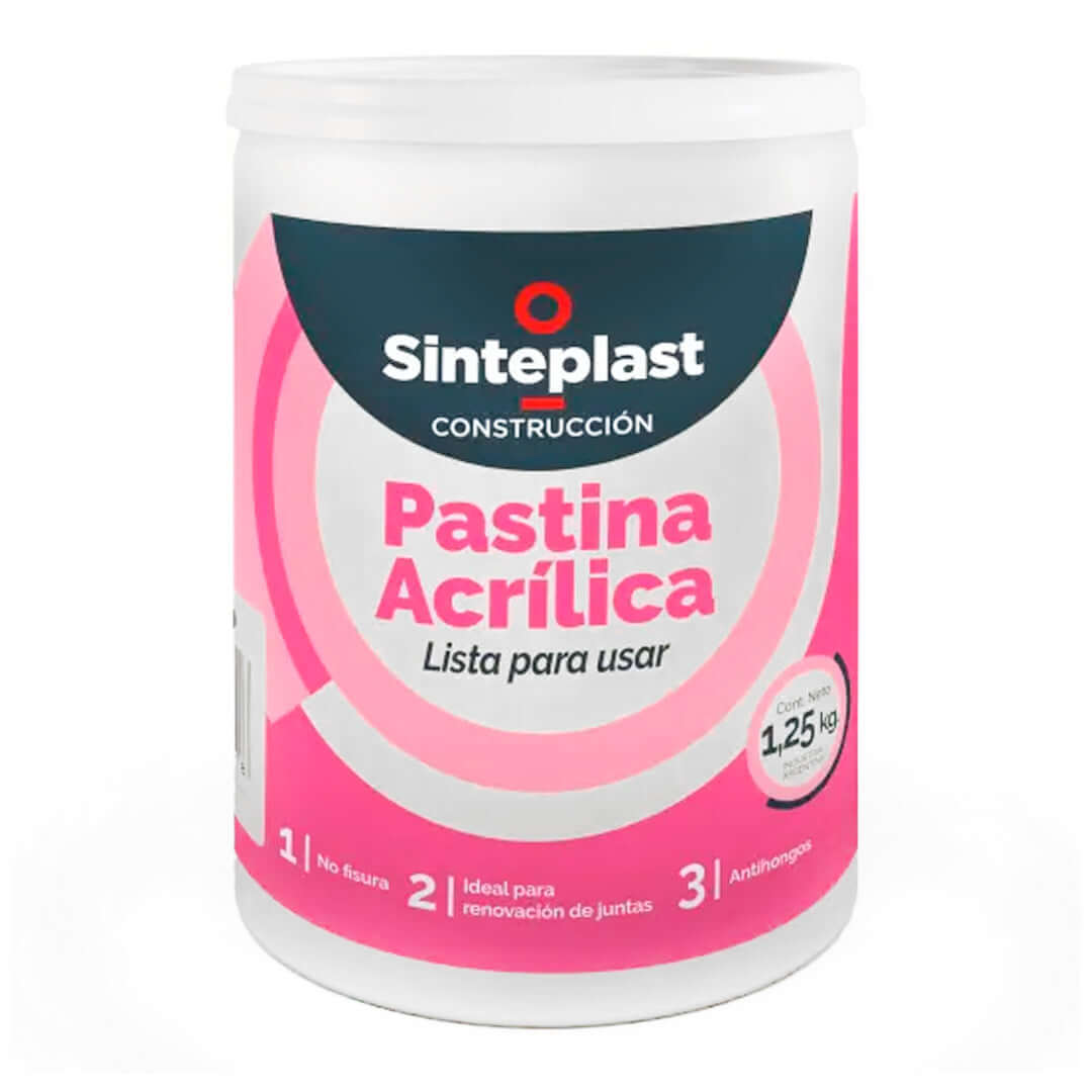 Sinteplast Pastina Negra x1 - CONSTRUCCION | Indugar Pinturerias