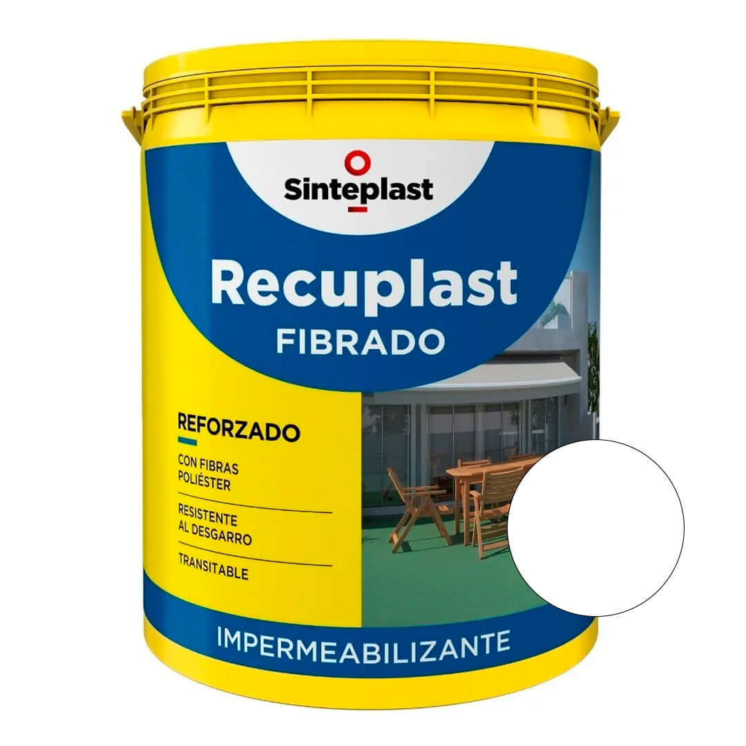 Sinteplast Recuplast Fibrado Blanco x4lts - PINTURAS | Indugar Pinturerias