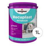 Sinteplast Recuplast Interior Satinado Blanco X1lt - PINTURAS | Indugar Pinturerias
