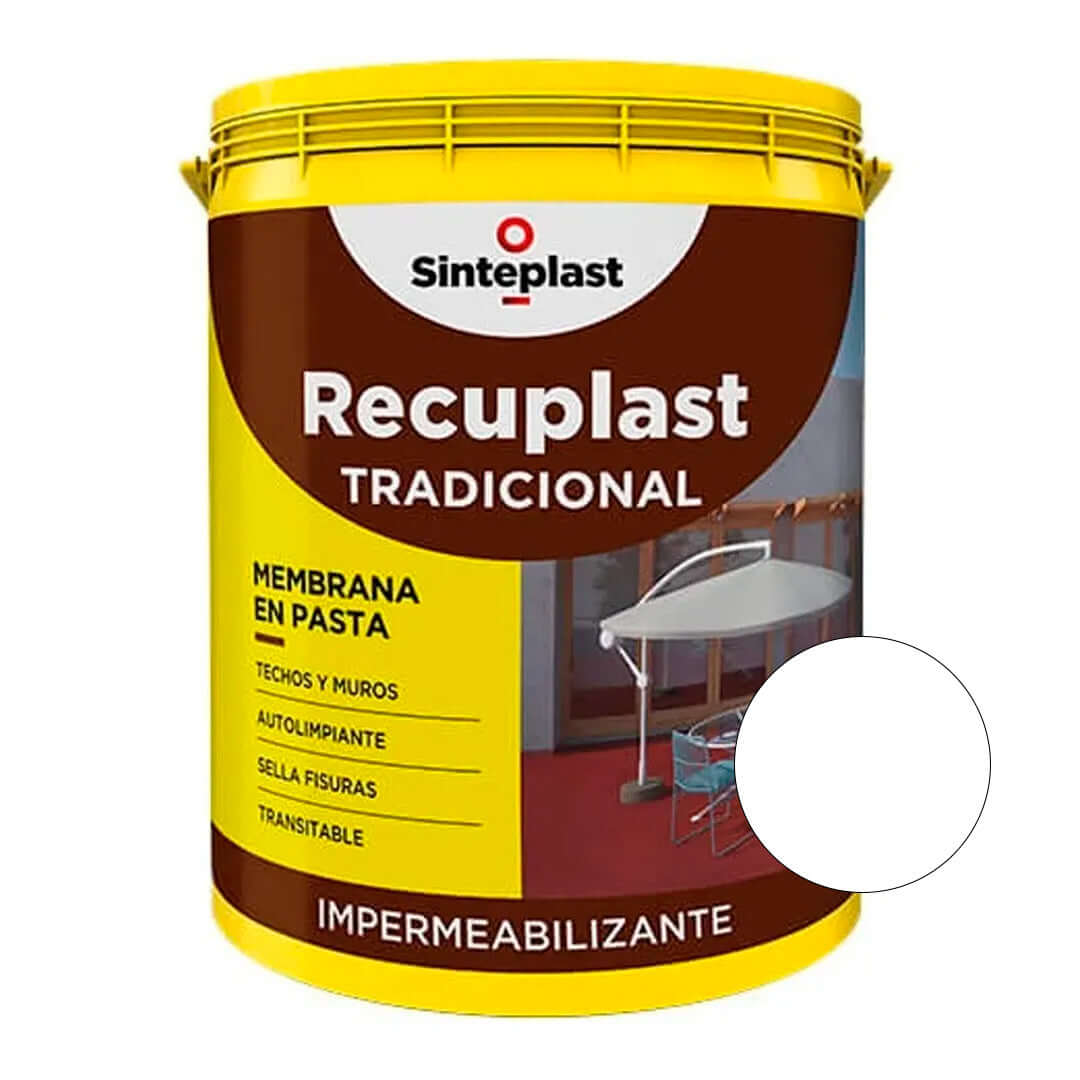 Sinteplast Recuplast Tradicional Blanco x4lts - PINTURAS | Indugar Pinturerias