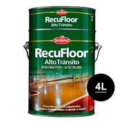 Sinteplast Recufloor Epoxi Alto Transito Negro x4lts