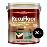 Sinteplast Recufloor Recubrimiento Para Pisos Al Agua Negro x20lts - PINTURAS | Indugar Pinturerias