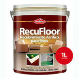 Sinteplast Recufloor Recubrimiento Para Pisos Al Agua Rojo x1lt - PINTURAS | Indugar Pinturerias