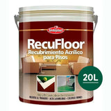 Sinteplast Recufloor Recubrimiento Para Pisos Al Agua Verde x20lts